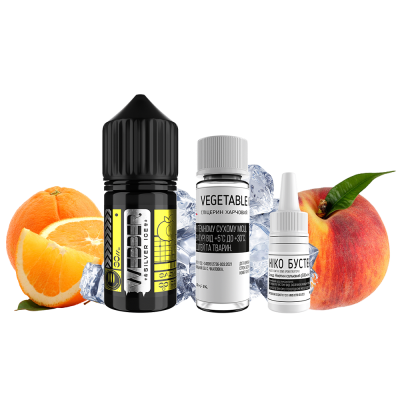 Набор для самозамеса Webber Silver Ice Orange Peach (Апельсин Персик Лёд, 50 мг, 30 мл)