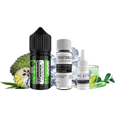 Набор для самозамеса Webber Silver Ice SourSop Tea (Чай Саусеп Лёд, 50 мг, 30 мл)