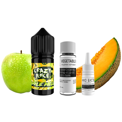Набір для самозамішування Crazy Juice Apple Melon (Яблуко Диня, 50 мг, 30 мл)