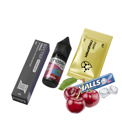 Набір для самозамішування Chaser Cherry Menthol Ultra (Вишня Ментол, 50 мг, 10 мл)