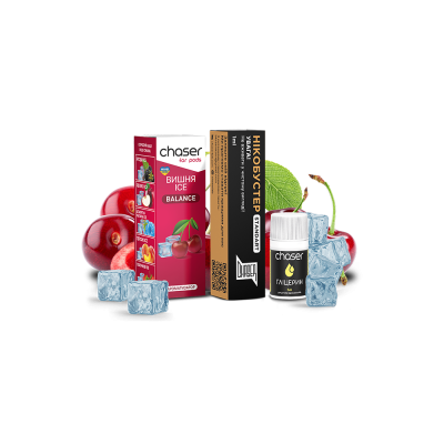 Набір для самозамішування Chaser Cherry Ice Ultra (Вишня, 50 мг, 10 мл)