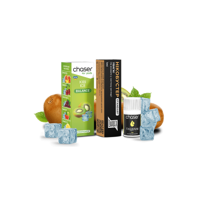 Набор для самозамеса Chaser Kiwi Ice Ultra (Киви, 50 мг, 10 мл)