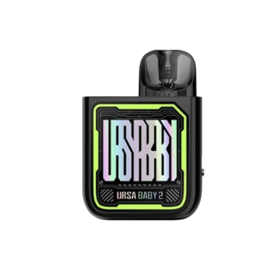 Lost Vape Ursa Baby 2 900 Tech Black x Fancy Maze (Чорний з зеленим, з картриджем) Багаторазовий POD 23319 Lost Vape Ursa Baby 2 900 Tech Black x Fancy Maze (Чорний з зеленим, з картриджем) Багаторазовий POD