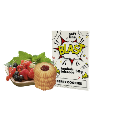 Тютюн Blast Smoke Light Line Berry cookies (Ягідне печиво, 50 г)