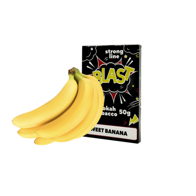 Тютюн Blast Smoke Strong Line Sweet Banana (Солодкий банан, 50 г)