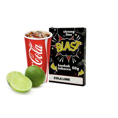 Табак Blast Smoke Strong Line Cola Lime (Кола Лайм, 50 г)