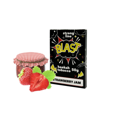 Табак Blast Smoke Strong Line Strawberry Jam (Клубничный джем, 50 г)