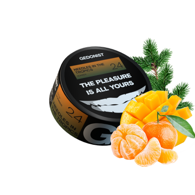 Тютюн Gedonist №24 Needles in Tropics (Манго Мандарин Хвоя, 100 г)