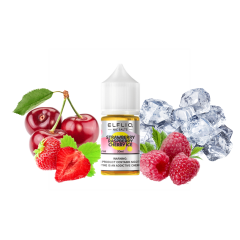 Рідина Elfliq Strawberry Raspberry Cherry Ice (Полуниця Малина Вишня Лід, 50 мг, 30 мл)