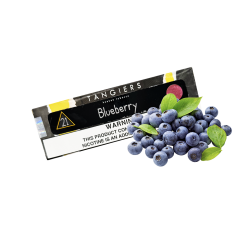 Тютюн Tangiers Noir №21 Blueberry (Чорниця, 100 г) Чорна упаковка