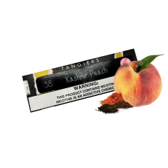 Тютюн Tangiers Burley №38 Kashmir Peach (Кашмір Персик, 100 г) Чорна упаковка