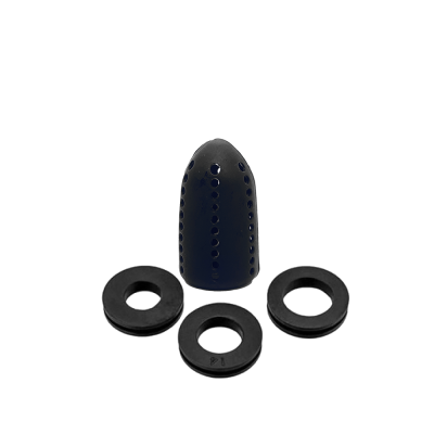 Дифузор для кальяну силіконовий Black (чорний, з кільцями) 23572 Дифузор для кальяну силіконовий Black (чорний, з кільцями)