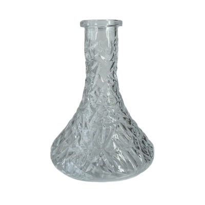 Колба для кальяну Candy Loop Crystal Clear (Прозорі, сріблясті розводи) 23603 Колба для кальяну Candy Loop Crystal Clear (Прозорі, сріблясті розводи)