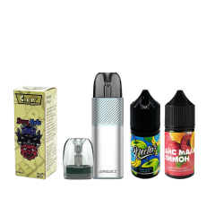 Комплект Voopoo Argus Z 900 та стартовий набір рідин