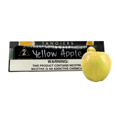 Тютюн Tangiers Noir №2 Yellow Apple (Жовте Яблуко, 250 г) Чорна упаковка