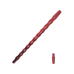 Мундштук для кальяну з алюмінію Strom Red 2 (Червоний, з конектором)