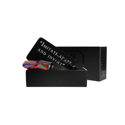 Персональний мундштук Lavart Minor N Alcedo (Оранжево-синій)