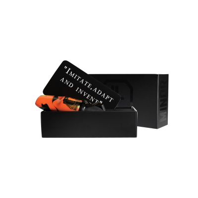 Персональний мундштук Lavart Minor N Bright (Оранжево-чорний)