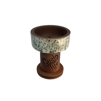 Глиняная чаша Gusto Bowls Rook White Grey (Бело-серый)