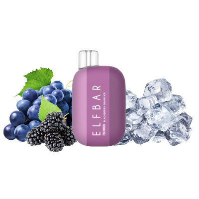 Elf Bar Ri3000 Blackberry Grape Ice (Ожина Виноград Лід) Одноразовий POD