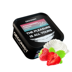Тютюн Gedonist №26 Strawberry Cream (Полуниця Крем, 200 г)