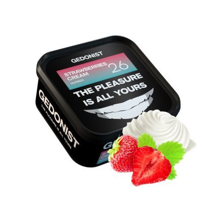 Табак Gedonist №26 Strawberry Cream (Клубника Крем, 200 г)
