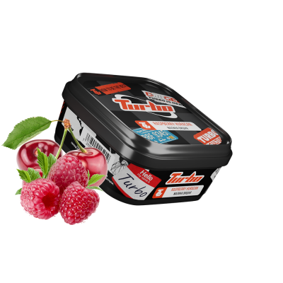 Тютюн Turbo Raspberry Huracan (Малина Вишня, 250 г)
