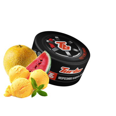 Тютюн Turbo Fast & Melonous (Морозиво Кавун-Диня, 100 г)