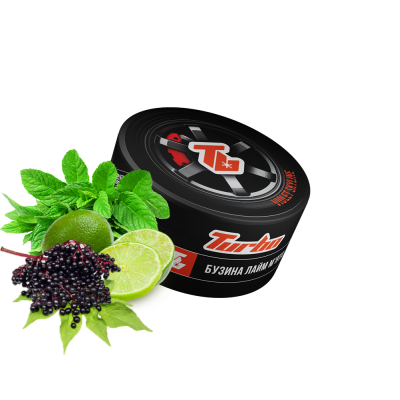 Тютюн Turbo Violet Skyline (Бузина-Лайм-М'ята, 100 г)