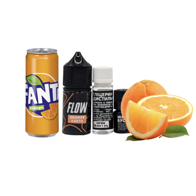 Набір для самозамішування Flow Orange Fanta (Фанта Апельсин, 50 мг, 30 мл)