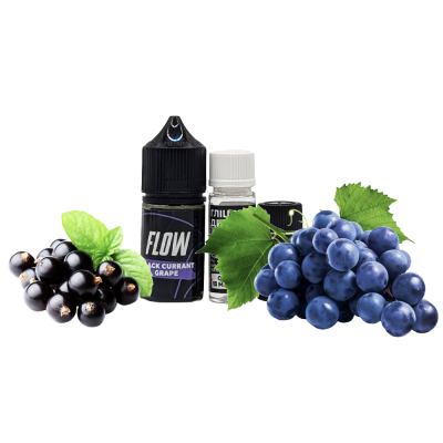 Набор для самозамеса Flow Black Currant Grape (Чёрная Смородина Виноград, 50 мг, 30 мл)