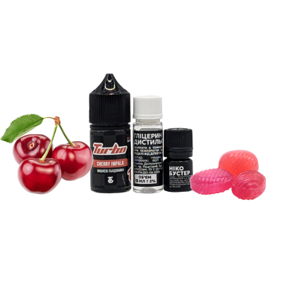 Набір для самозамішування Turbo Cherry Impala (Вишневі Льодяники, 50 мг, 30 мл)