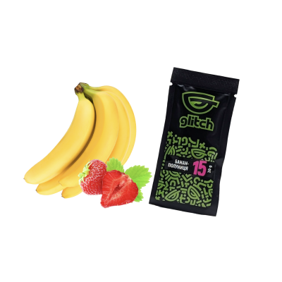 Тютюн Glitch Банан-Полуниця (20 г)