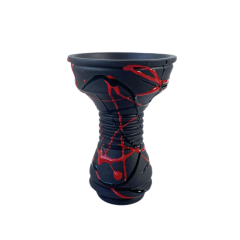 Глиняна чаша Gusto Bowls Killa Black Red (Чорно-червоний)