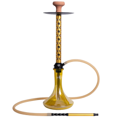 Кальян Yahya Aludots Yellow (жёлтый, полный комплект)