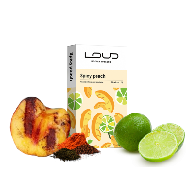 Тютюн Loud Light Spicy peach (Спайсі Персик, 100 г)