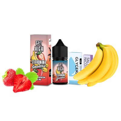 Набор для самозамеса Get High Strawnana Smoothie (Стравнана Смузи, 50 мг, 30 мл)