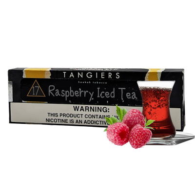 Табак Tangiers Noir №17 Raspberry Iced Tea (Малиновый Чай со Льдом, 250 г) Чёрная упаковка