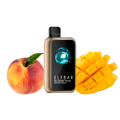 Elf Bar BC20000 Touch Mango Peach (Манго Персик) Одноразовий POD