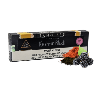 Тютюн Tangiers Noir №75 Kashmir Black (Кашмір Блек, 250 г) Чорна упаковка