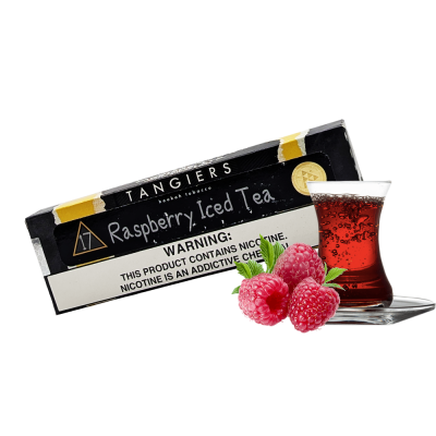 Тютюн Tangiers Noir №17 Raspberry Iced Tea (Малиновий Чай з Лідом, 100 г) Чорна упаковка