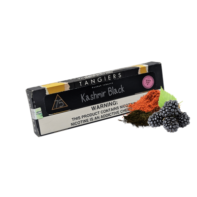 Тютюн Tangiers Noir №75 Kashmir Black (Кашмір Блек, 100 г) Чорна упаковка