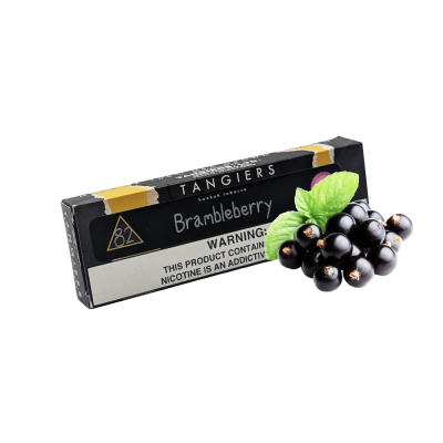 Тютюн Tangiers Noir №82 Brambleberry (Брамблберрі, 100 г) Чорна упаковка