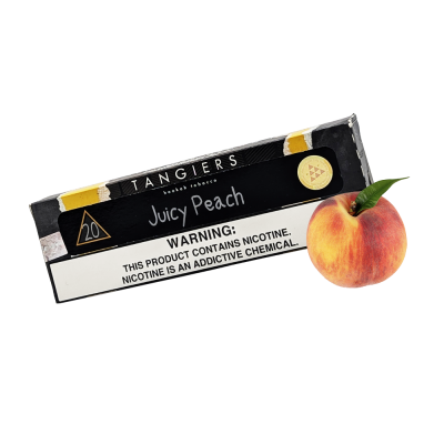 Тютюн Tangiers Noir №20 Juicy Peach (Джусі Піч, 100 г) Чорна упаковка
