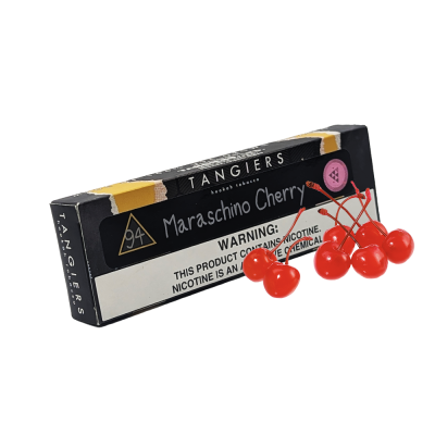 Тютюн Tangiers Noir №94 Maraschino Cherry (Марашине чері, 100 г) Чорна упаковка