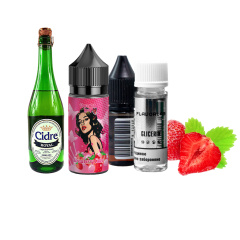 Набір для самозамішування Flavorlab Lady Strawberry cider (Полуничний сир, 50 мг, 30 мл)