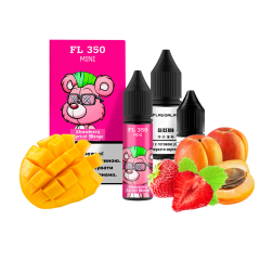 Набір для самозамішування Flavorlab FL350 mini Strawberry Apricot Mango (Полуниця абрикос манго, 50 мг, 15 мл)