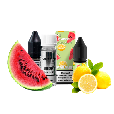 Набір для самозамішування Flavorlab Р1 Кавун лимон (50 мг, 10 мл)