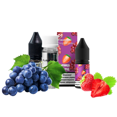 Набір для самозамішування Flavorlab Р1 Полуниця виноград (50 мг, 10 мл)