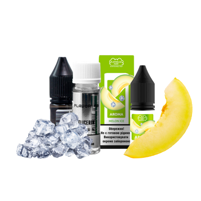 Набір для самозамішування Flavorlab Puff Melon ice (Диня Льод, 50 мг, 10 мл)